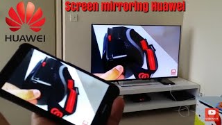 Screen mirroring mirrorshare huawei afficher lecran du smartphone sur la tv [upl. by Nebe]