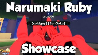 Shindo Life Narumaki Ruby FULL Showcase [upl. by Dibb]