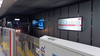 本町駅大阪メトロ御堂筋線21系箕面萱野行入線 [upl. by Arola]