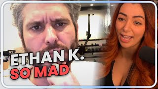 Ethan Klein SO MAD I Called Him A Zionist  Denims Reacts [upl. by Hsekin238]