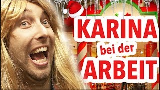 Karina bei der Arbeit  WeihnachtsShop [upl. by Ecirtnahc131]