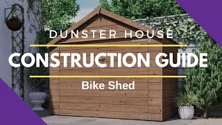 Constructing a Dunster House Shed Bike Storage [upl. by Kinom]