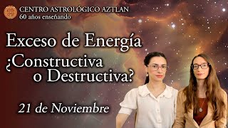 Exceso de Energía ¿Constructiva o Destructiva  21 de Noviembre [upl. by Doelling840]