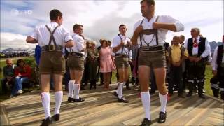 Schuhplattler Tramin bei der ZDF Herbstshow auf der Seiser Alm 1 [upl. by Armando]