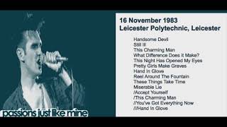 The Smiths  November 16 1983  Leicester England UK Full Concert LIVE [upl. by Lytsyrk673]