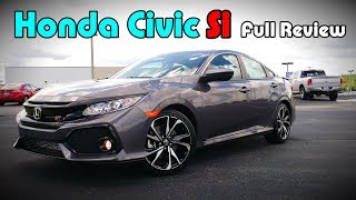 2017 Honda Civic Si Sedan Full Review [upl. by Anaytat]