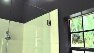 corner shower frameless shower door [upl. by Flossie]