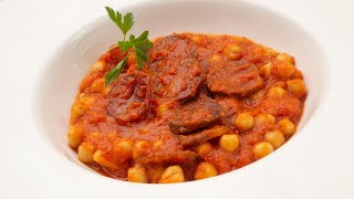 Garbanzos con chorizo y tomate  Cocina Abierta de Karlos Arguiñano [upl. by Rossi]