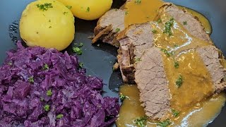 Rinderbraten Butterzart aus dem OfenWeihnachtsbraten Schnell und einfaches Rezept [upl. by Onitram]