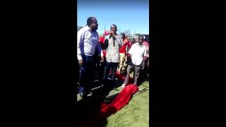 HOT Nelson Chamisa Falls on Stage at Hwange Rally [upl. by Dodie]