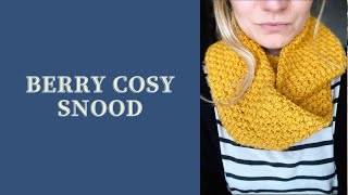 Berry cosy snood crochet pattern [upl. by Pauli]