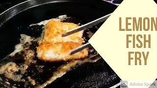 Lemon Fish Fry  Recipe  Easy n Quick Fried Fish Recipe [upl. by Snow]