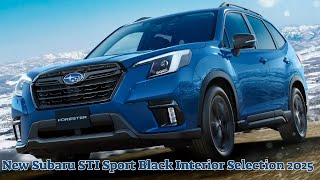 Updated Old Forester in JapanNew Subaru STI Sport Black Interior Selection 2025 [upl. by Oinotna]