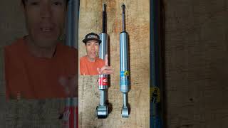 eibach pro truck vs bilstein 5100 shocks  comfort vs control leveling kit very different styles [upl. by Naejarual]