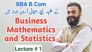 business Mathematics and statistics  bcom business math and stats  bcom  business Mathematics [upl. by Ytsirk]