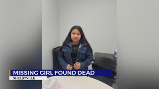 Missing girl found dead in Shelbyville [upl. by Dittman]