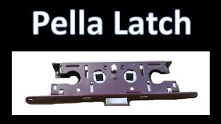 Change Pella Door LATCH Handle Lock assembly PELLA GLASS Screen DOOR HANDLE mortise Lock Door Closer [upl. by Shiff659]