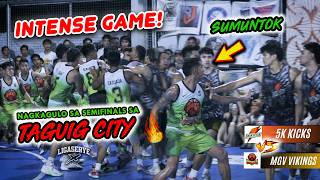 SIMPLENG DISKUSYUNAN NAUWI SA TENSYONADONG LABAN SEMIFINALS GAME SA TAGUIG 5K KICKS VS MGV VIKINGS [upl. by Timmie442]