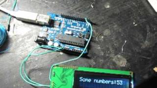 Sparkfun SerLCD library with Arduino [upl. by Froh364]