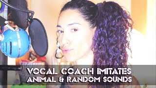 VocalCoach Imitates ANIMAL amp RANDOM SOUNDS [upl. by Edvard]