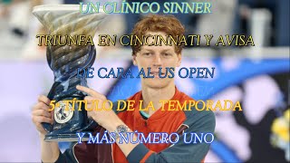 Análisis del triunfo de Jannik Sinner en el ATP de Cincinnati 2024 [upl. by Aynad]