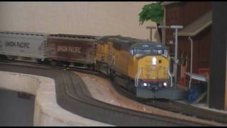 model railroad Athearn Genesis Union Pacific SD60M SD70M Athearn BNSF GP60M rolling stock [upl. by Enyluqcaj189]