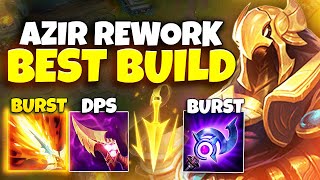 Azir Rework Best New Build LICH BANE 1000 DAMAGE AUTO [upl. by Goar]