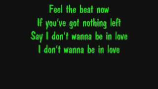 Good Charlotte  I Dont Wanna Be In Love with lyrics [upl. by Lemkul429]