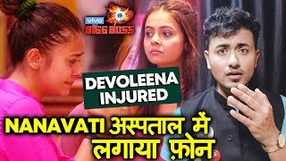 Bigg Boss 13  Devoleena Injures Her Back In A Task Nanavati Doctor Called For Consultation  BB 13 [upl. by Anchie]