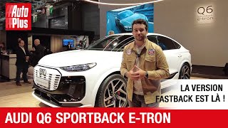 MONDIAL DE LAUTO 2024  zoom sur lAudi Q6 Sportback etron [upl. by Magree]