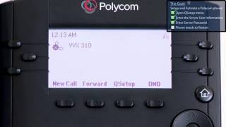 How to Setup and Activate a Polycom Phone [upl. by Tija]