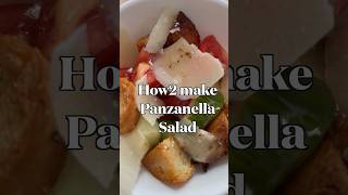 How to make Panzanella Salad shorts [upl. by Barbe]