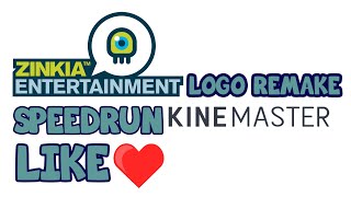 Zinkia Entertainment Logo Remake Speedrun KineMaster Like ❤️ [upl. by Ettolrahc]