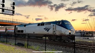 Amtrak 5 Stops in Laporte IN GE P42DC [upl. by Eluj58]