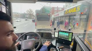 Trip Inside The City Bus Driving 2020 VOLVOPOV Geislus [upl. by Isolt852]