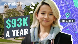 Living On 93K A Year At Age 21 In Chicago  Gen Z Money [upl. by Annadiana271]