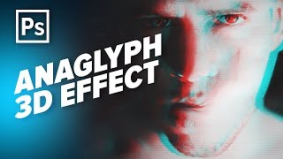 How To Create Anaglyph 3D Effect in Photoshop  Urdu  Hindi Tutorials [upl. by Ys]