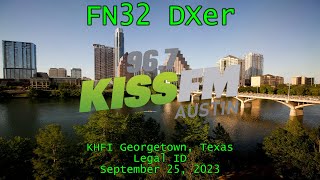 967 KISSFM  KHFI Georgetown Texas Legal ID 9252023 [upl. by Bradway]