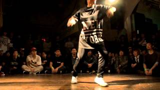 Nonsuke vs SHUHOTOKYO FOOTWORKZ DANCELIVE 2014 FREESTYLE KANTO vol5【QUARTERFINAL】 [upl. by Ming]