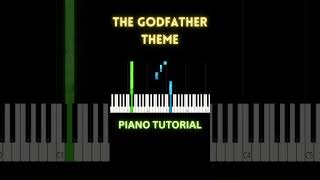 The Godfather Theme  EASY Piano Tutorial [upl. by Attelocin]