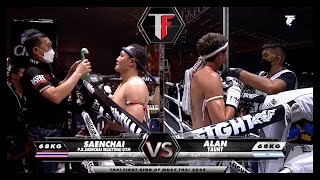 Saenchai PKSaenchai Muaythai Gym VS Alan Yauny  THAI FIGHT Thai Fight Sisaket [upl. by Podvin959]