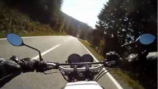 GoPro HD Honda CB500 Preiner Gscheid steirische Seite  Zoom H1 [upl. by Dom]