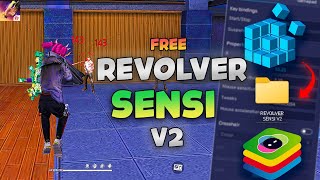 REVOLVER V2 Quantum xd Paid sensi 🤯 Give More headshot and FPS Revealed 100  BlueStacks 5 4k [upl. by Ettelrahc]