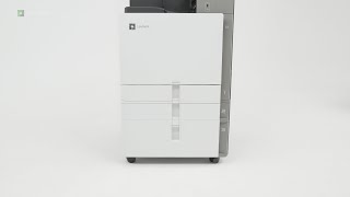 CS963—Setting up the printer with 2000sheet tandem tray [upl. by Narol514]