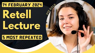 PTE Retell Lecture  FEBRUARY 2024  Most Repeated [upl. by Remington]