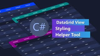 Easy Datagridview Styling Free Helper tool [upl. by Irbmac790]