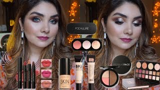 FOCALLURE One Brand Makeup Tutorial  Focallure in Pakistan  Nishoo Khan [upl. by Curran427]