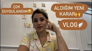 YENİ KARARIM🙌ÇOK DUYGULANDIM🥹AMELİYAT SONRASI BAKIM💐VLOG [upl. by Idoj]