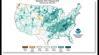 EXCLUSIF Lhiver 201819 a été lhiver le plus humide jamais enregistré aux ÉtatsUnis [upl. by Eceinaj]