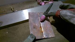 TIG welding copper [upl. by Loring]